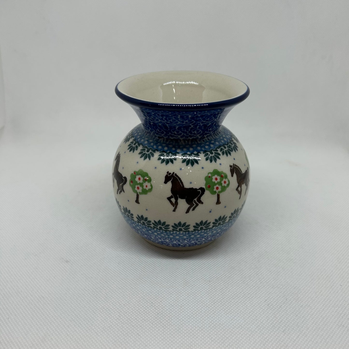 Brown Horse Bubble Vase