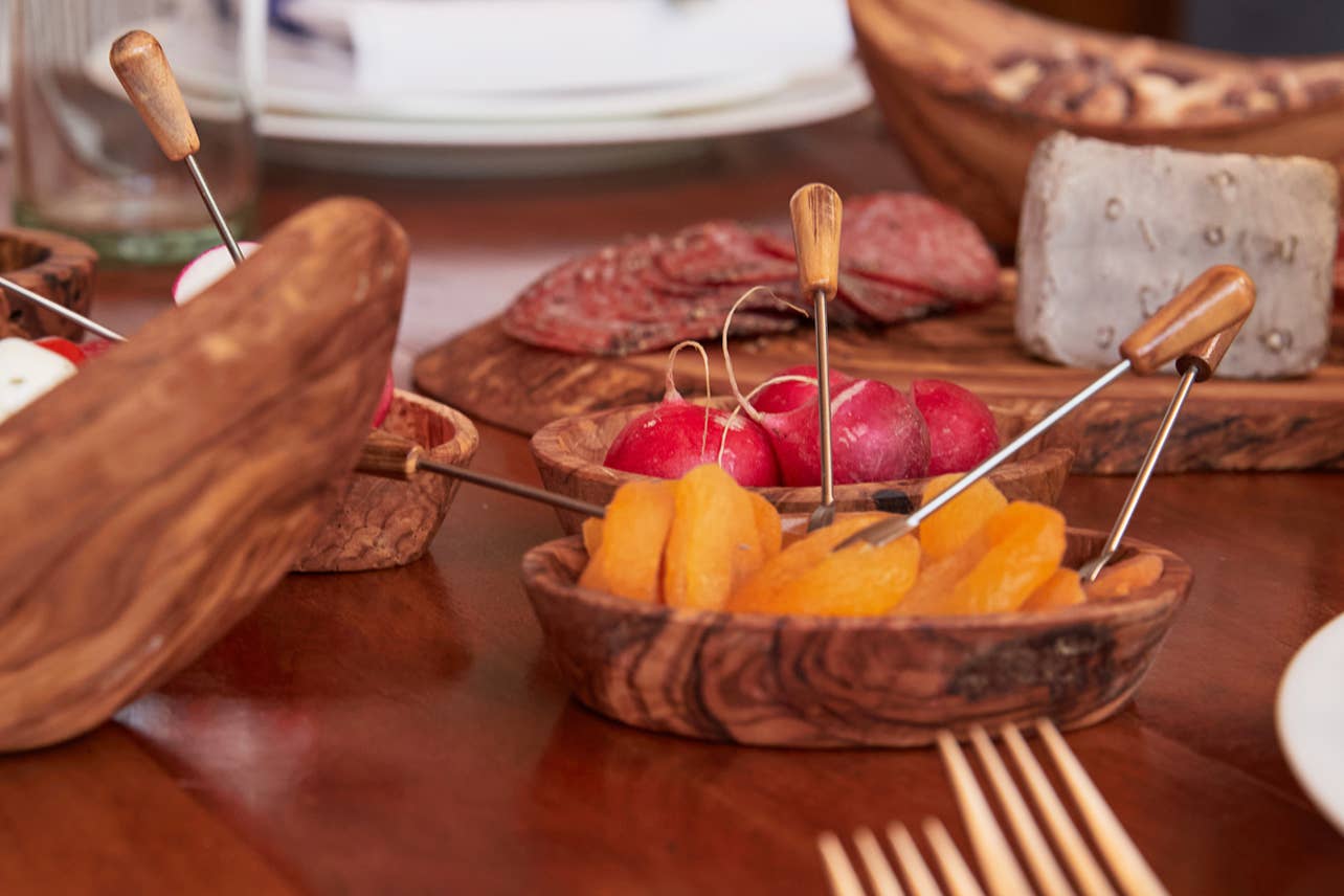 Italian Olivewood Aperitivo Bowls