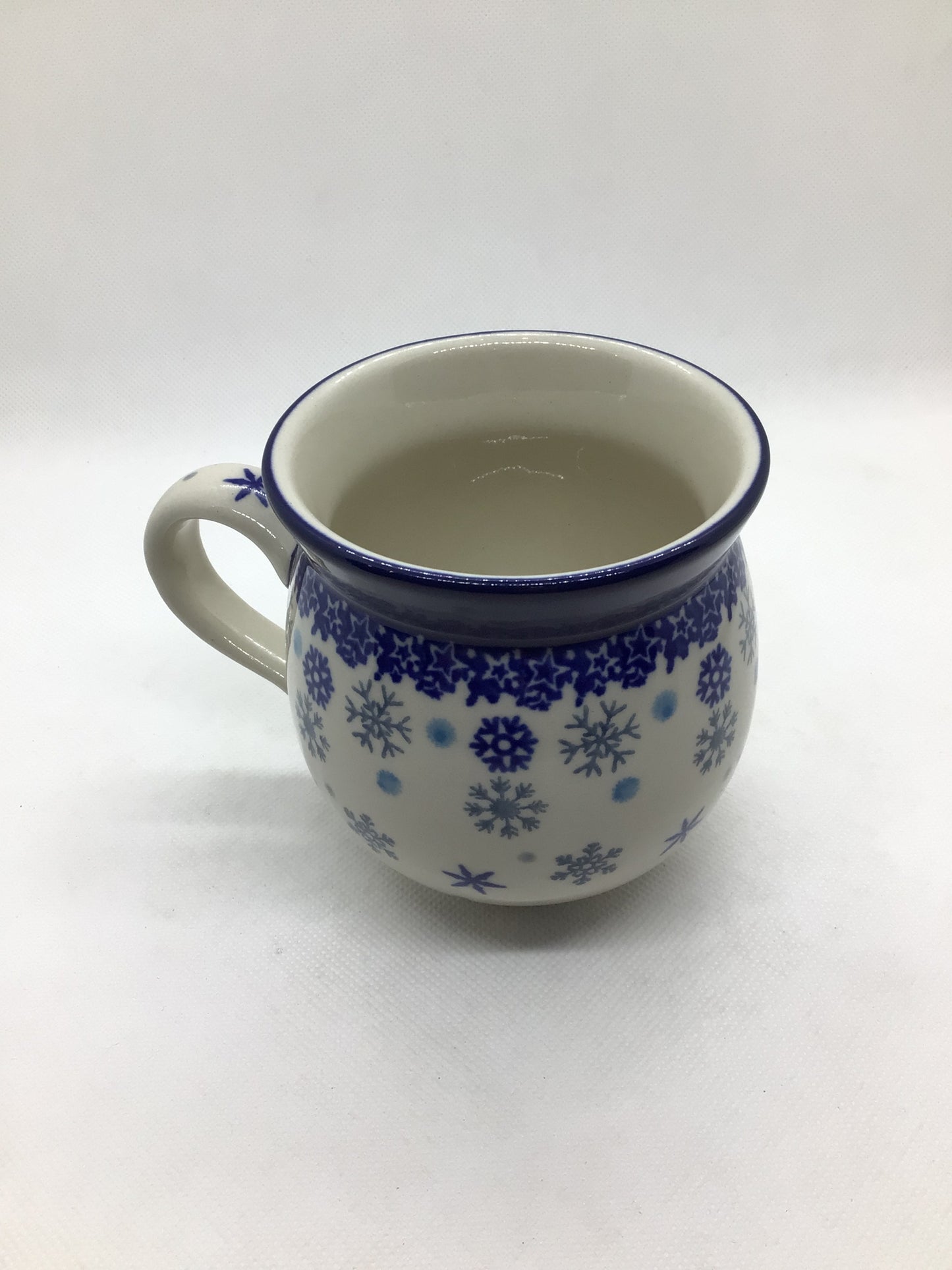Silver Snow Bubble Mug 12 oz