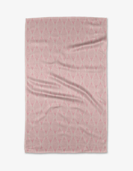 Patterned in Pink Tea Towel