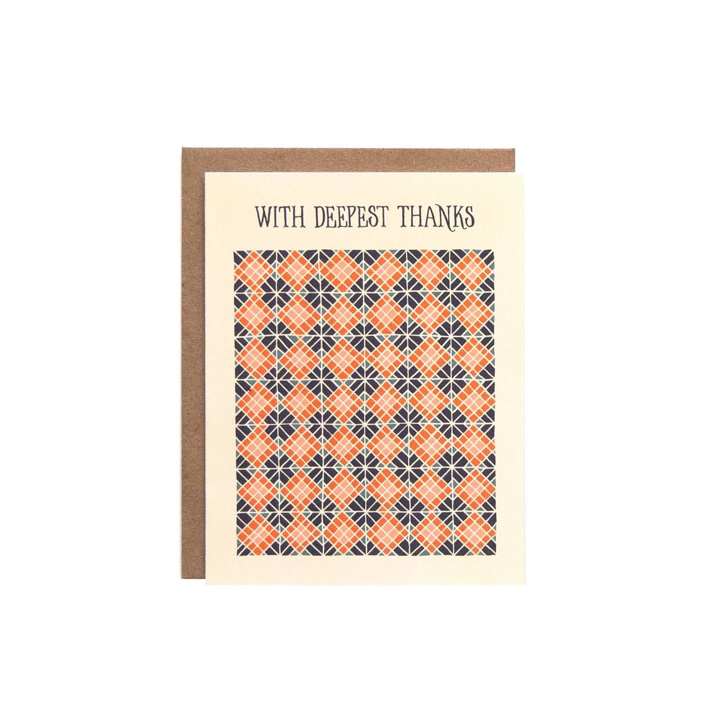 With Deepest Thanks Greeting Card