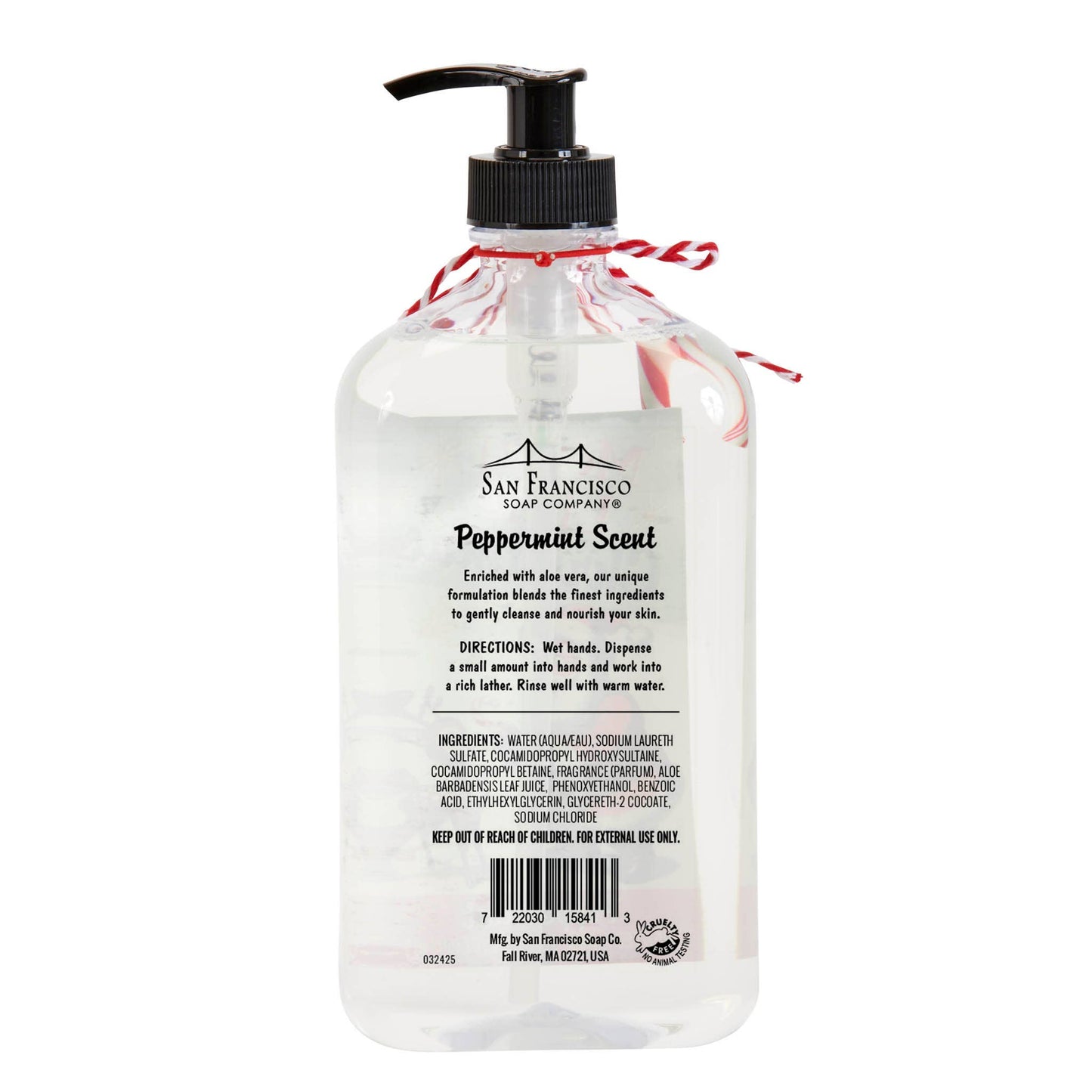 Mid-Century Santa Peppermint Hand Soap