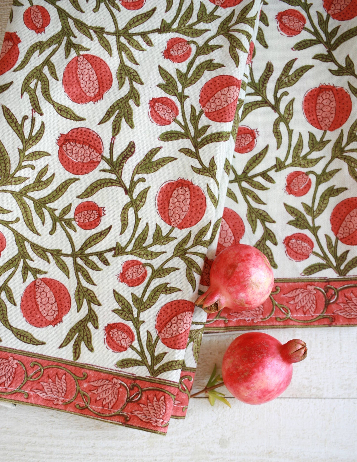 Kitchen Towel Pomegranate Red, Set of 2