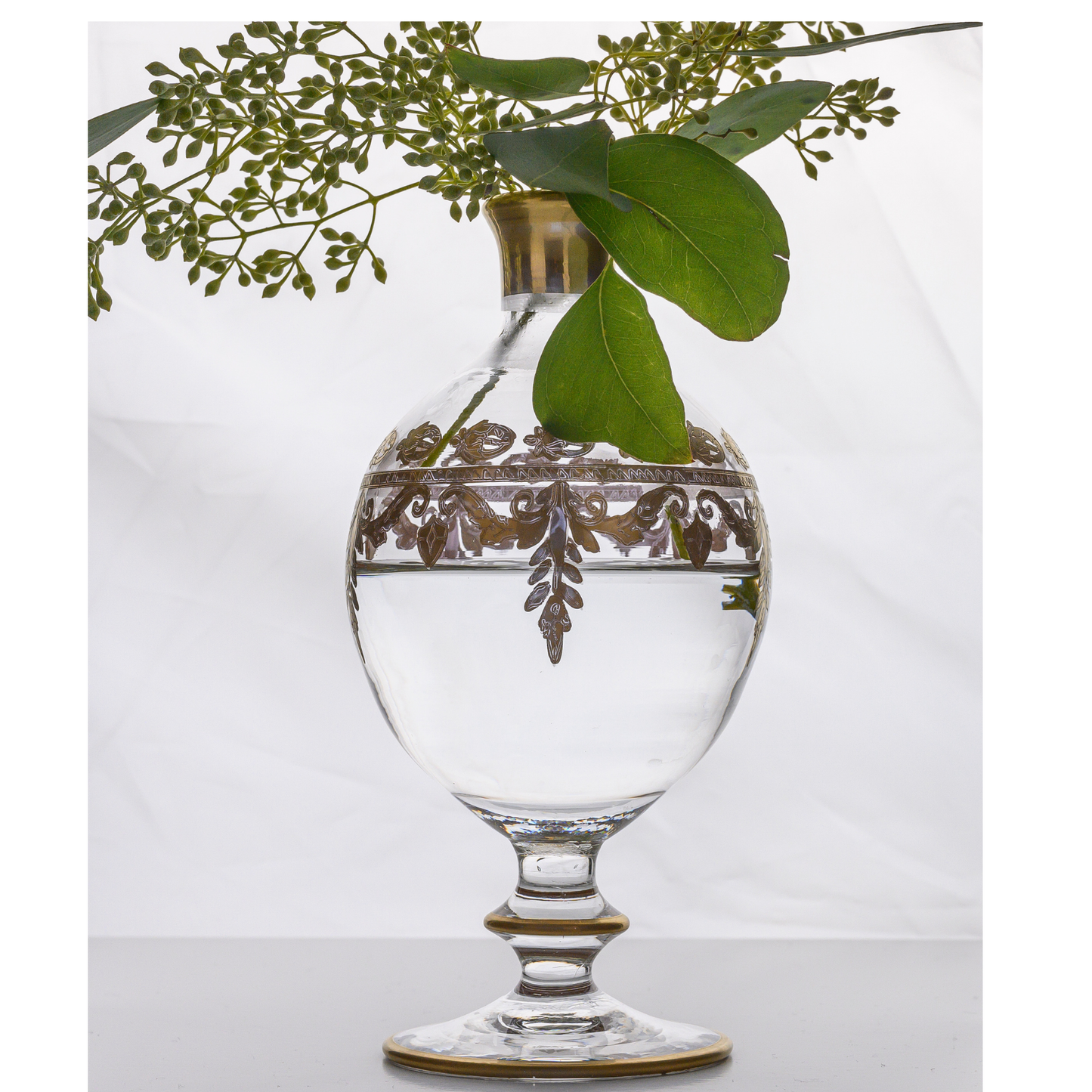 Vetro Platinum Bud Vase