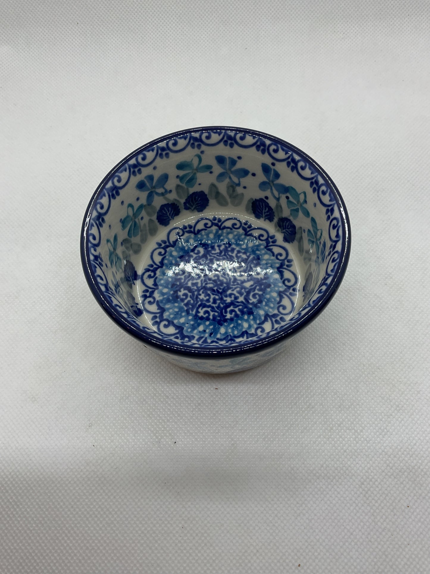 Blue Orchids Ramekin