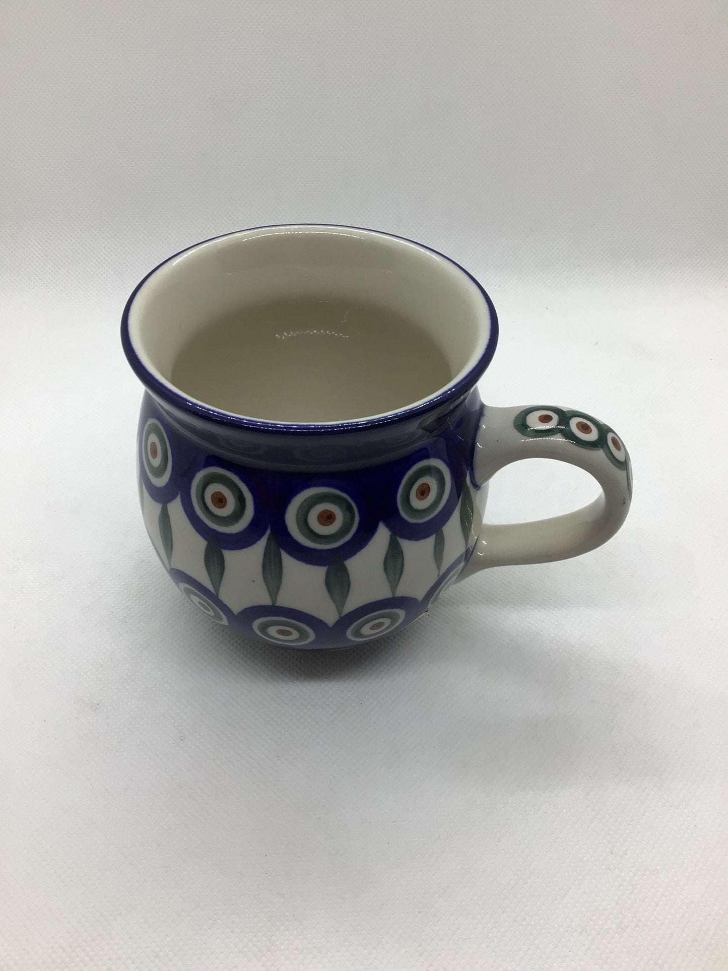 Traditional Peacock Bubble Mug 12 oz