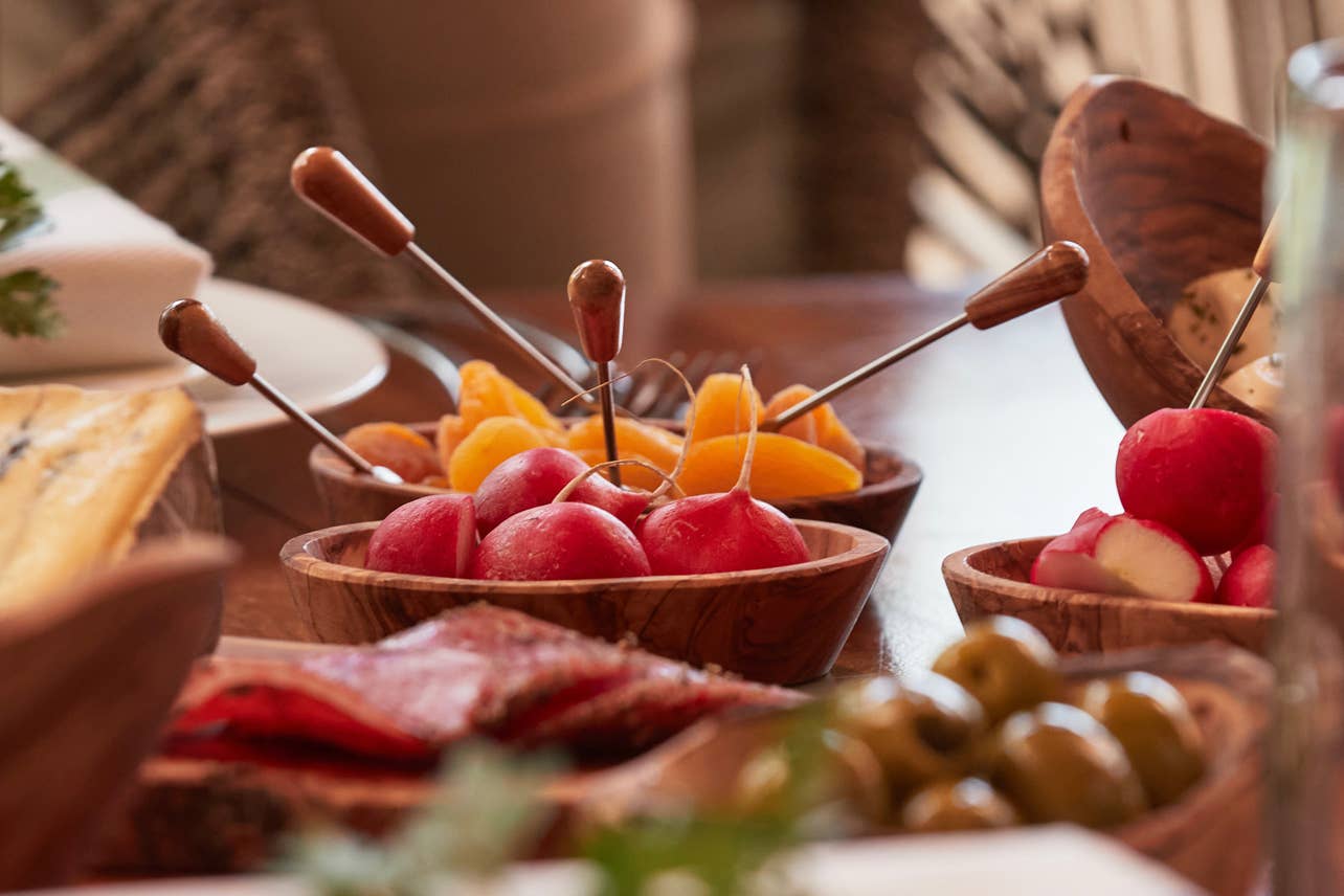 Italian Olivewood Aperitivo Bowls