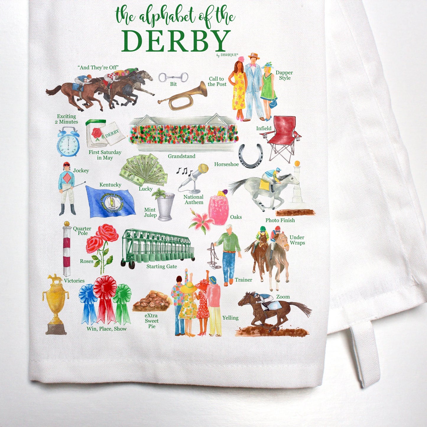 Derby Alphabet Towel