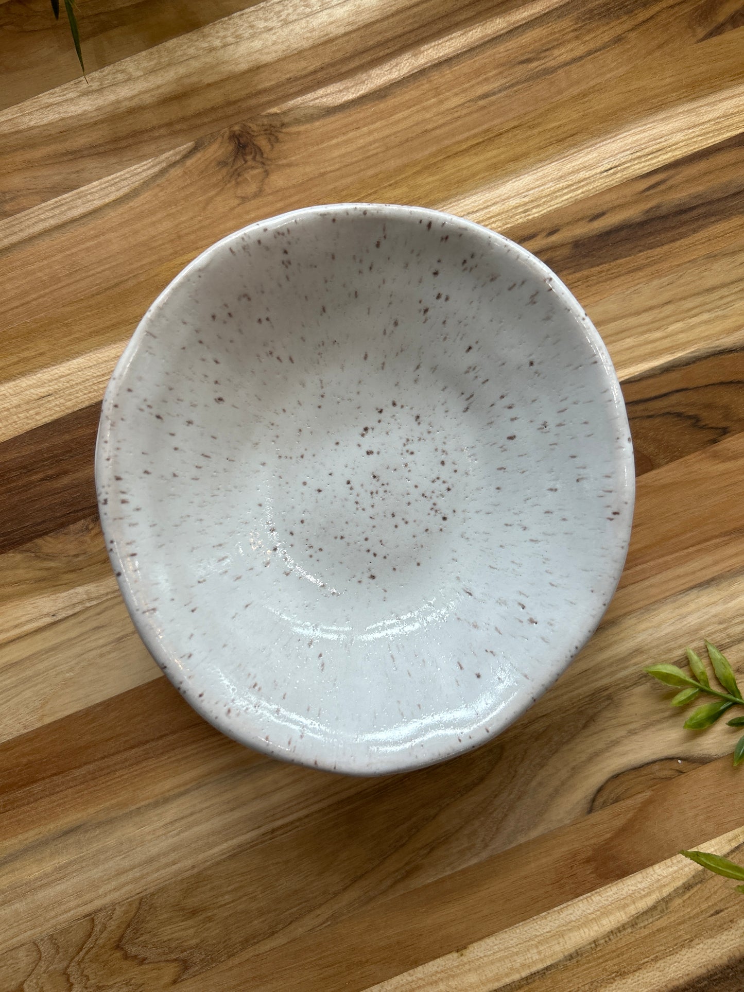 Sauce Dish-Eyelet White