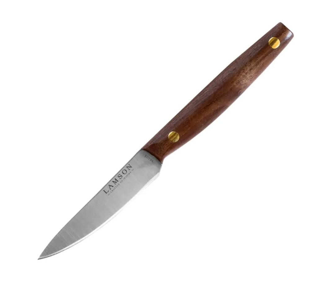 Lamson Walnut Vintage 3.5" Spear Tip Paring Knife
