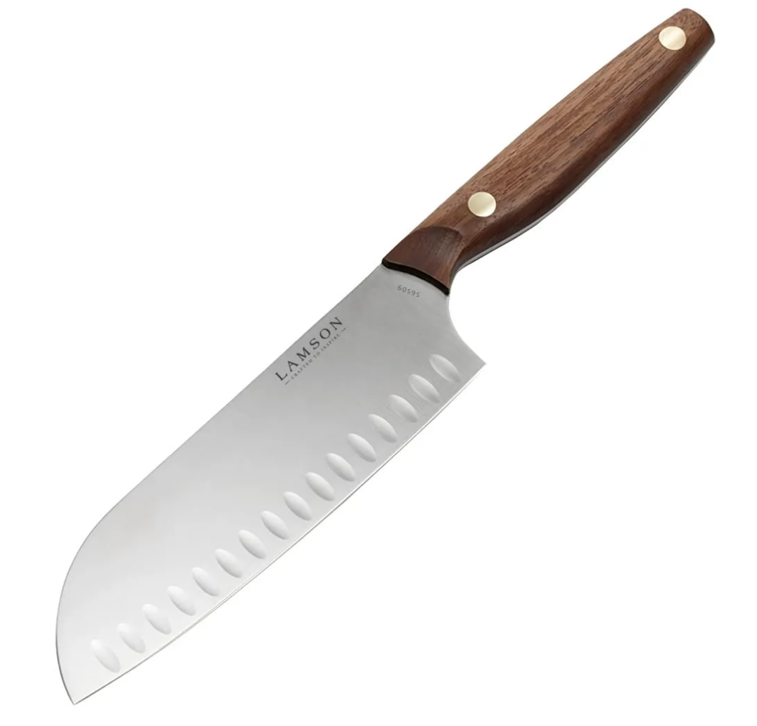Lamson Walnut Vintage 7" Santoku Knife