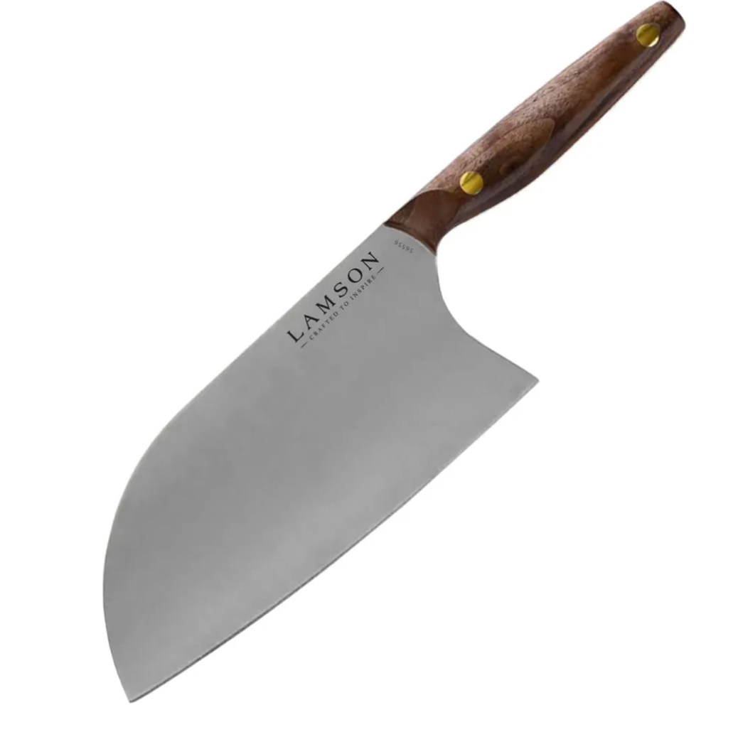 Lamson Walnut Vintage 8" Chinese Santoku Cleaver