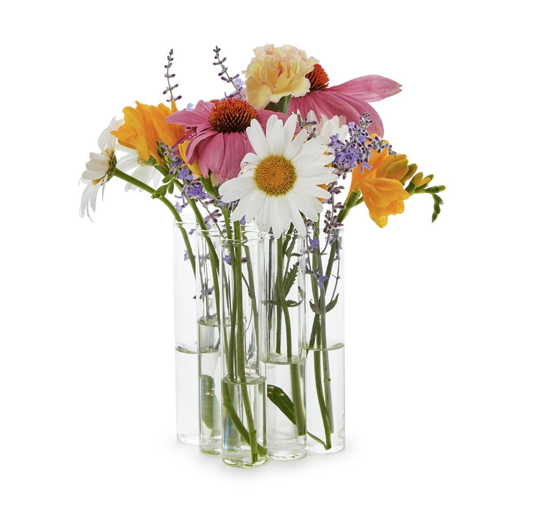 Set of 9 Connected Tube Vase