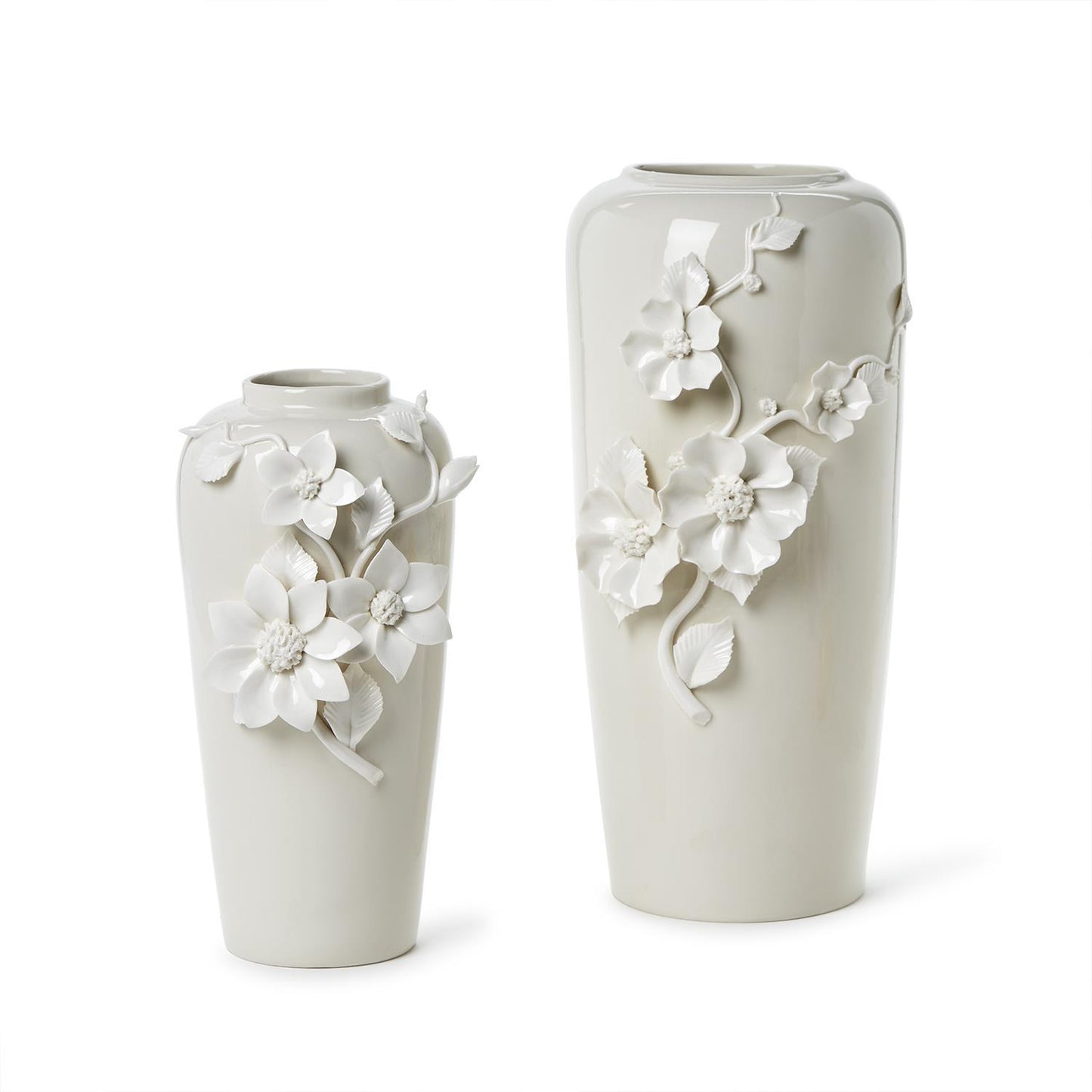 Sculpted Flowers Vase