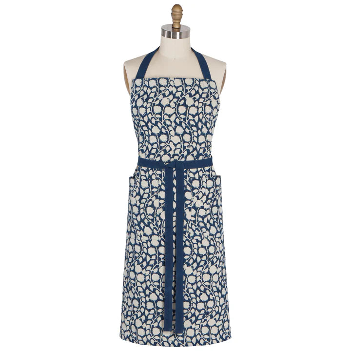 Block Print Apron-Vinebloom