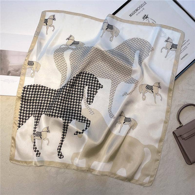 SueSilkHK - Blue Vintage Horse