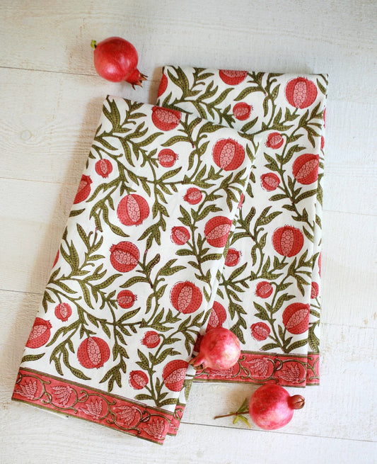 Kitchen Towel Pomegranate Red, Set of 2