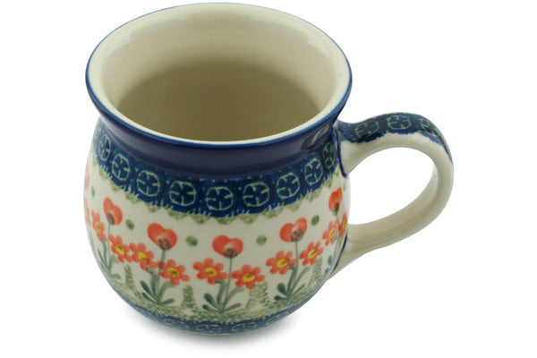 Red Poppies 16 oz. Bubble Mug