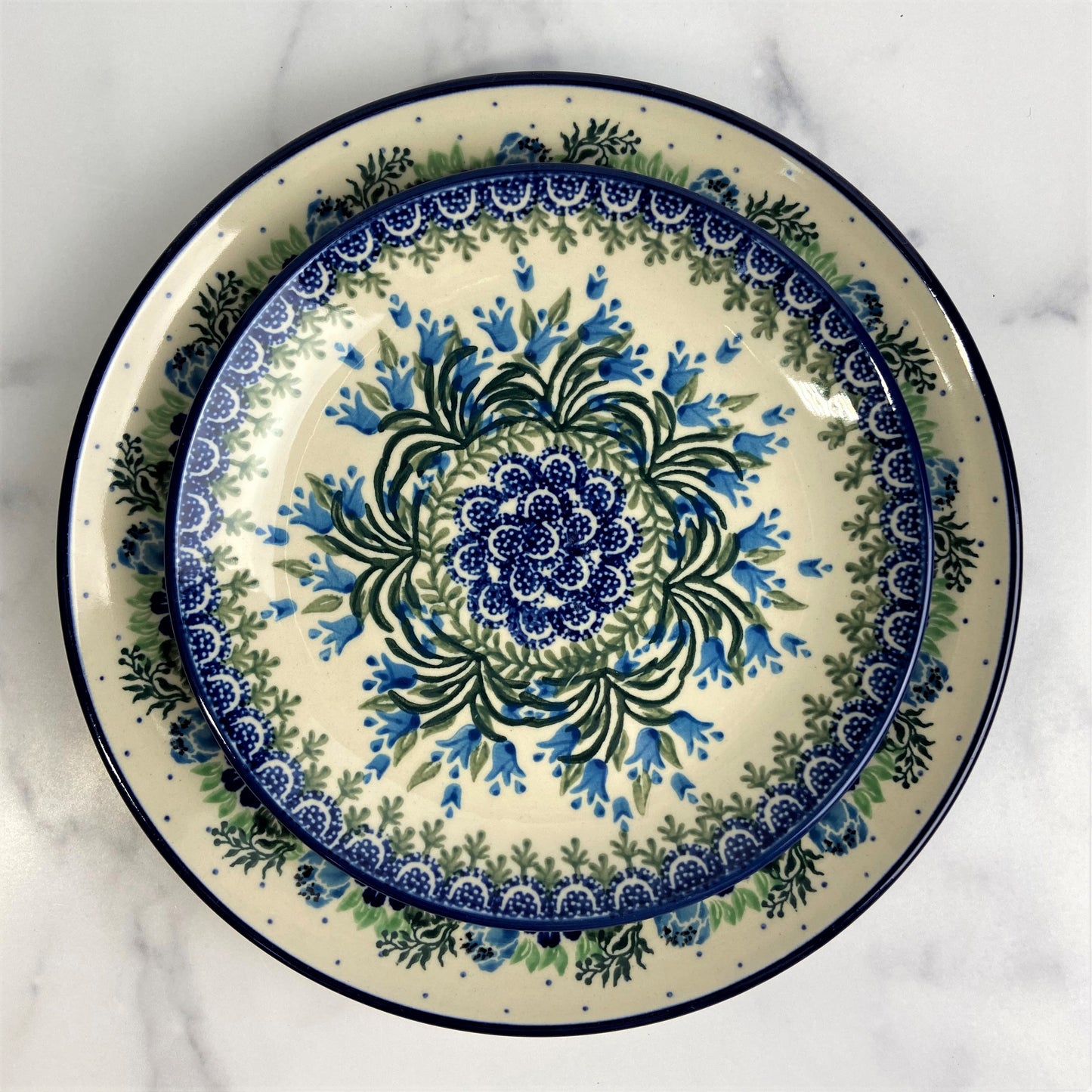 Blue Bells Salad/Dessert Plate 8"