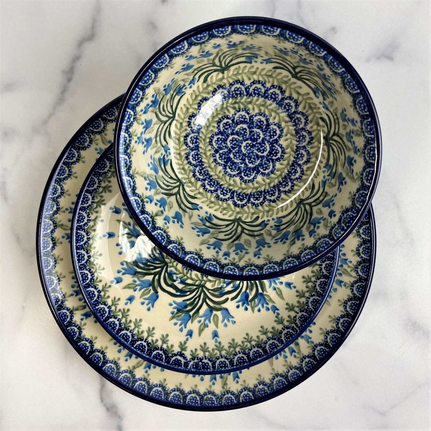 Blue Bells Salad/Dessert Plate 8"