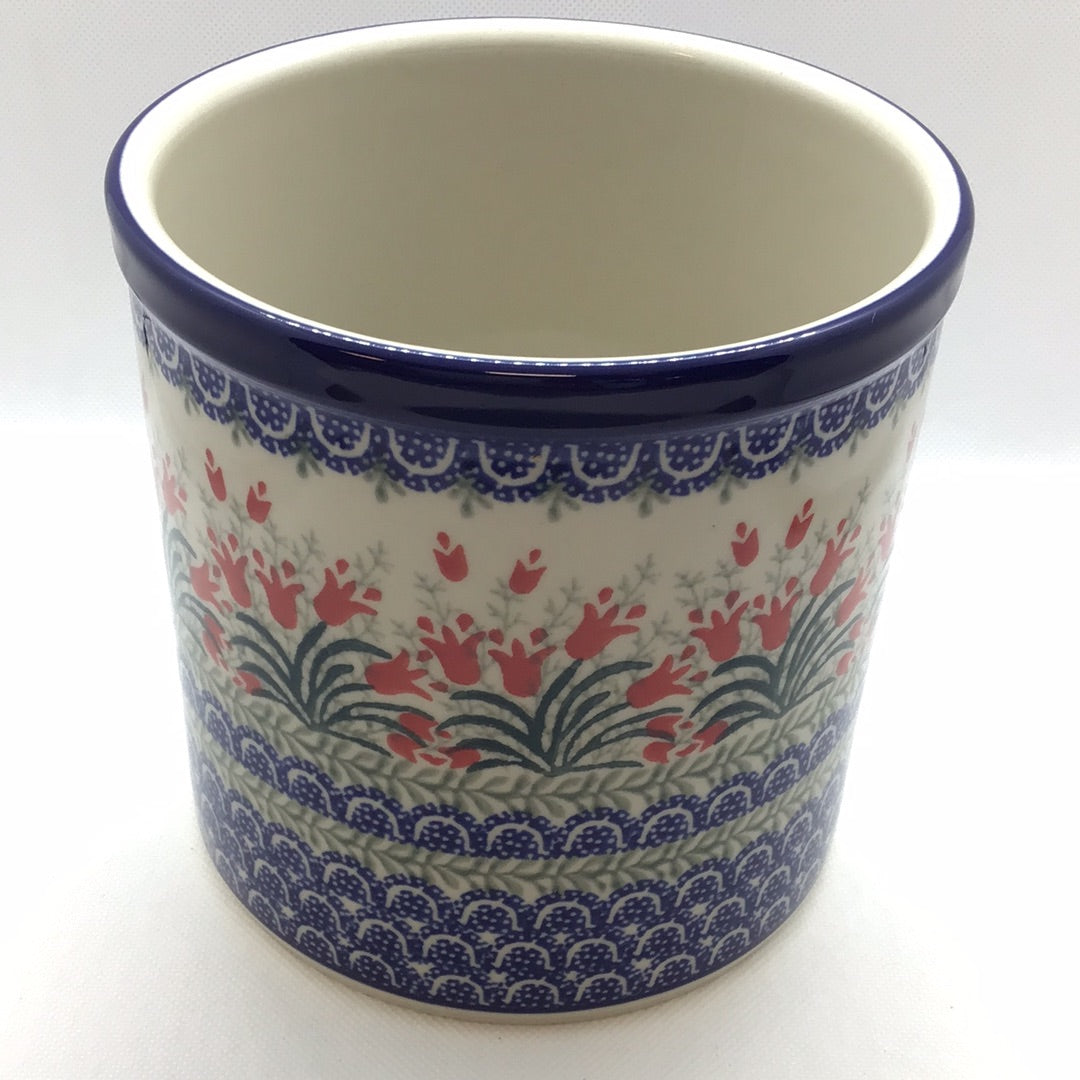 Crimson Bells Utensil Pot 5.5"