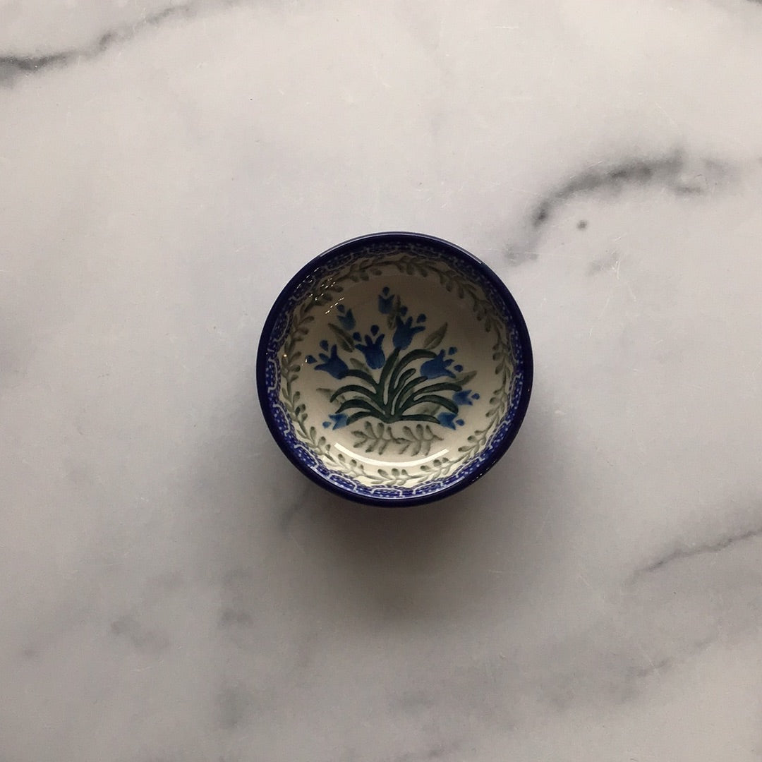 Blue Bells Tiny Round Bowl 3.5"