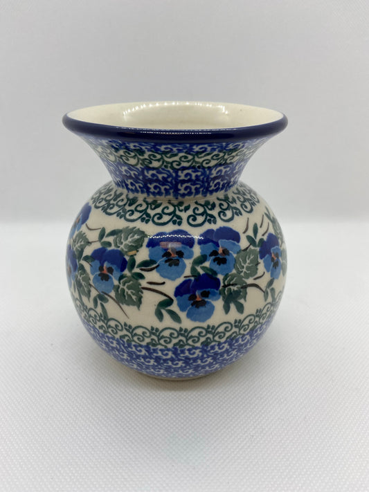 Winter Viola Bubble Vase
