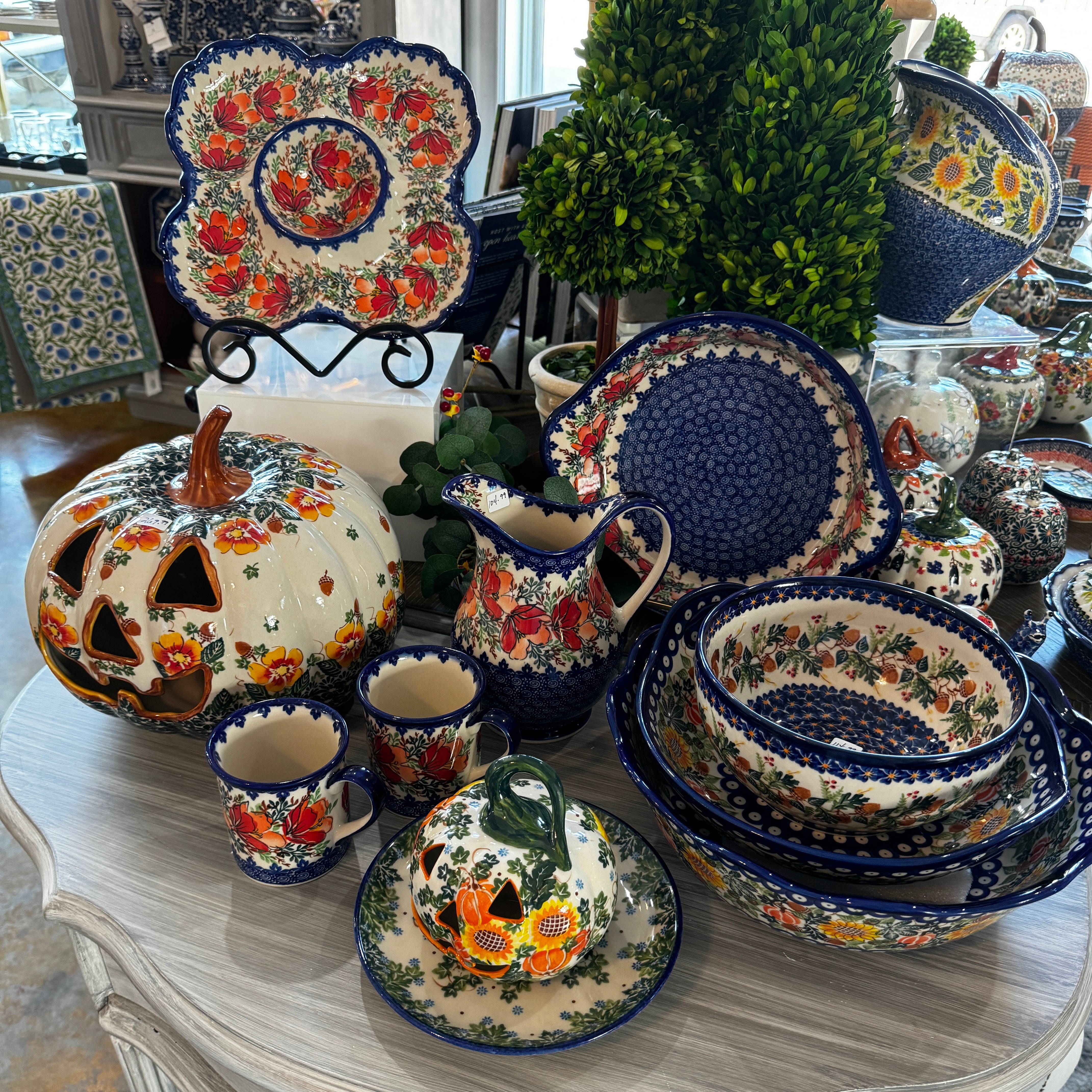 Polish Pottery Fall & Halloween