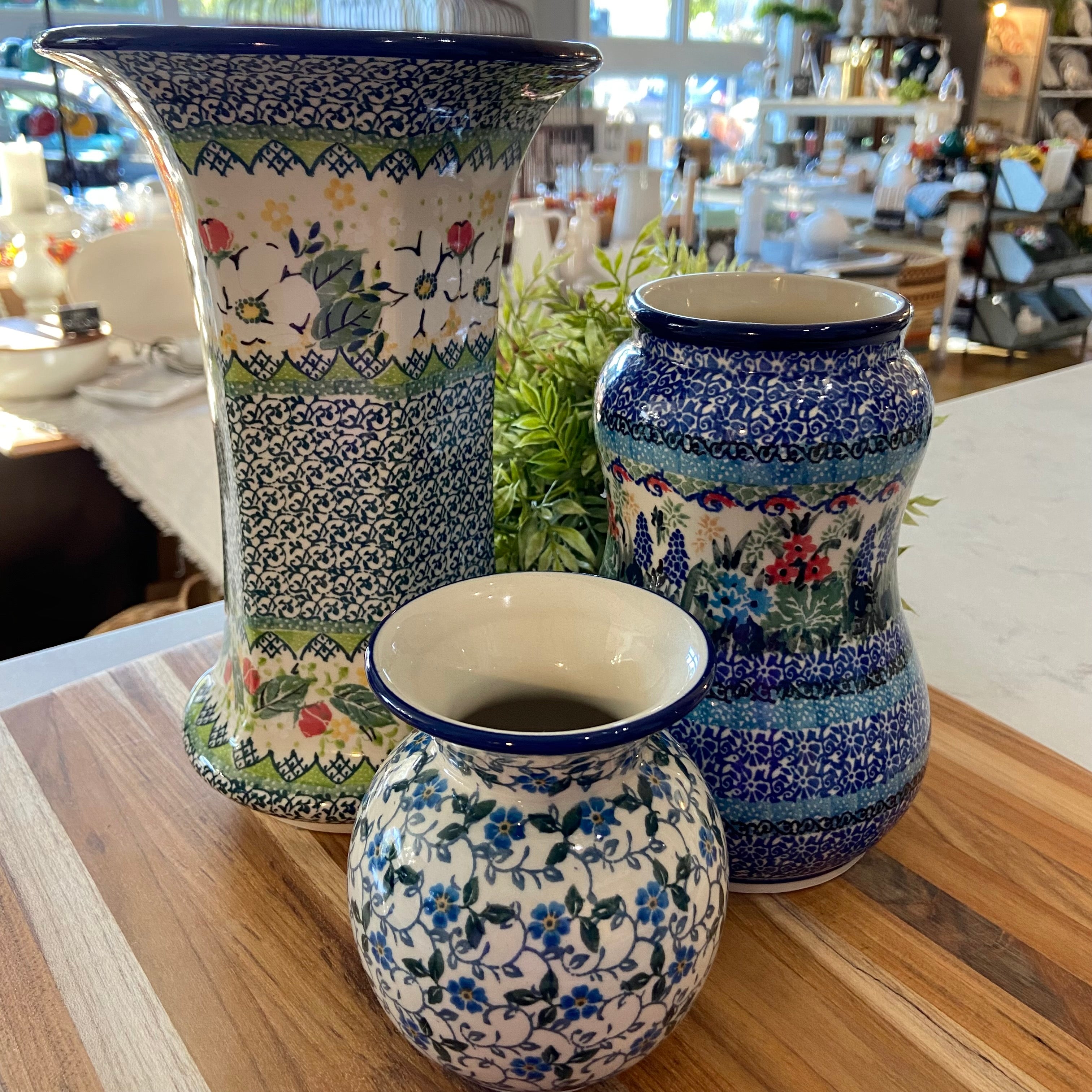 Polish Pottery Vases