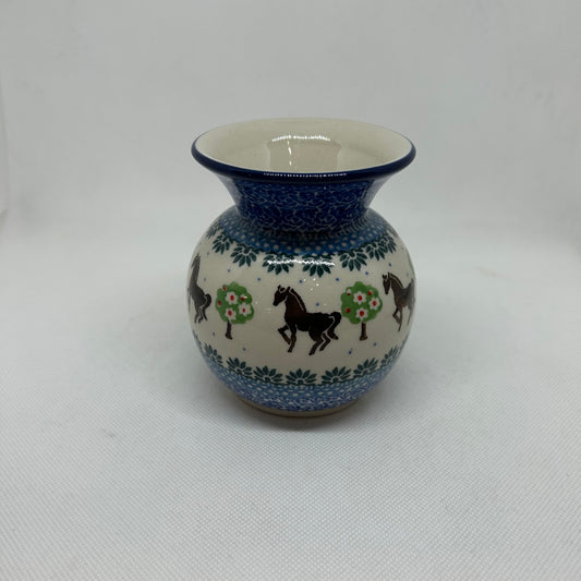 Brown Horse Bubble Vase