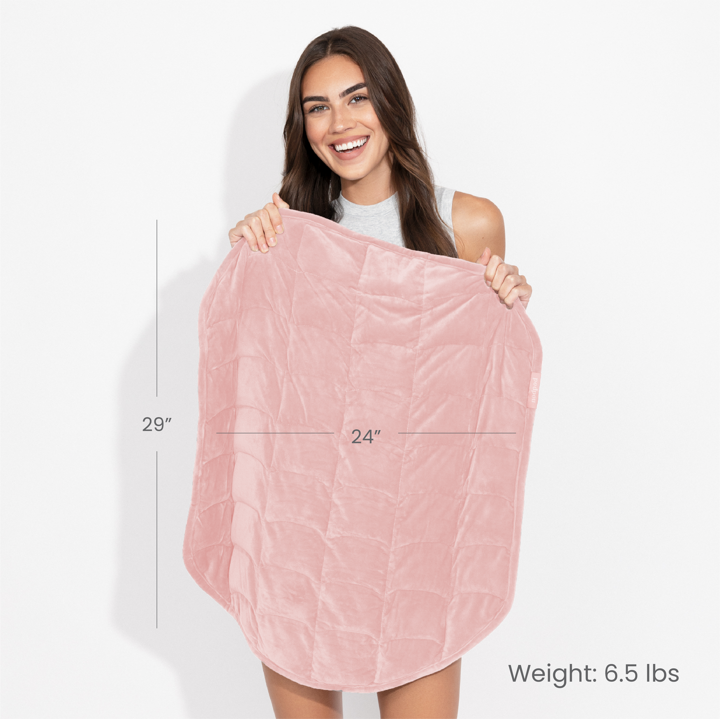 nodpod - Blush Nodpod BODY - Weighted Blanket