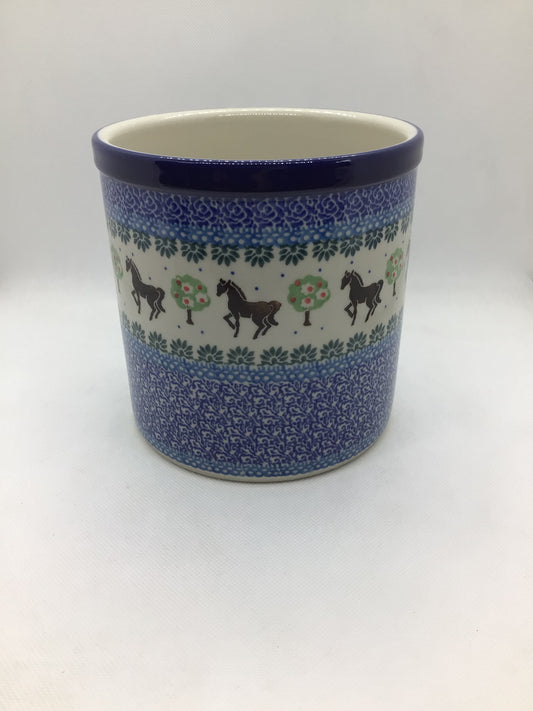 Brown Horse Utensil Holder 5.5"