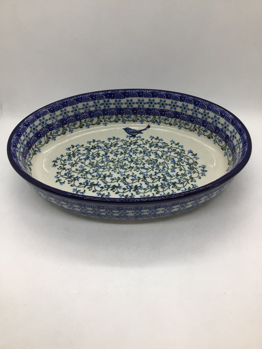 Song Bird Oval Baker 10.5"