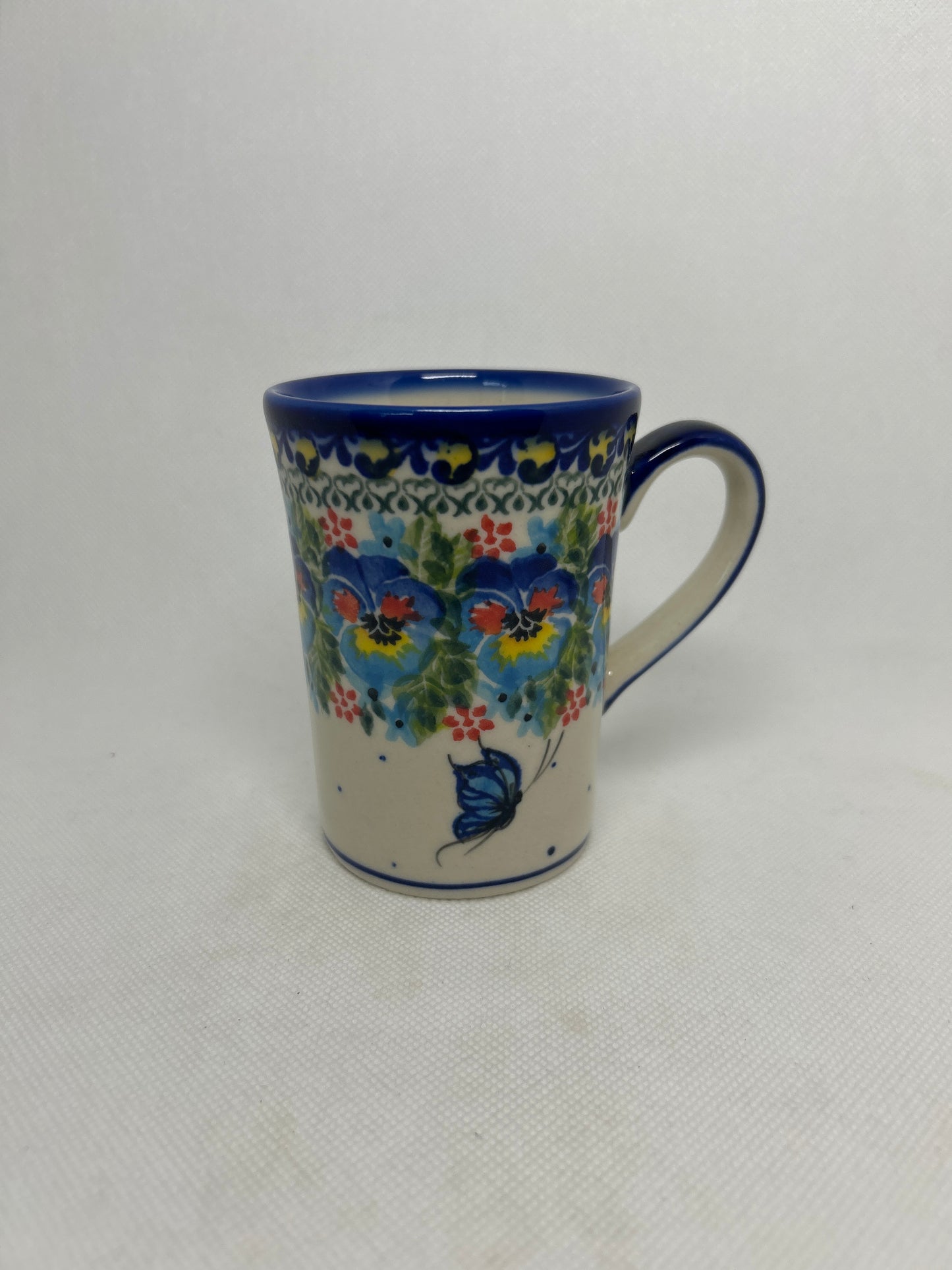 KALICH Pansy Party Mug 7 oz