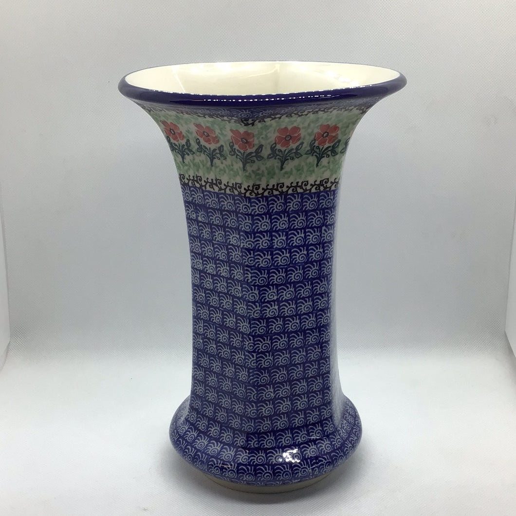 Red Daisies Vase 9.5