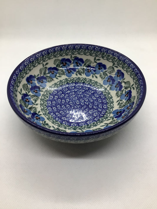 Winter Viola Shallow Cereal Bowl 7"