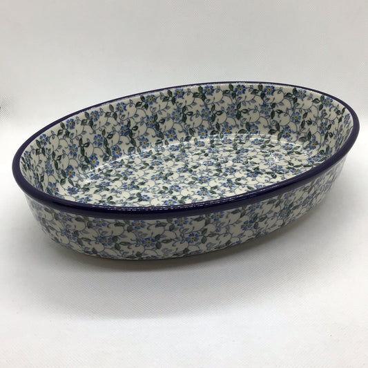 Sapphire Oval Baker 10.5"