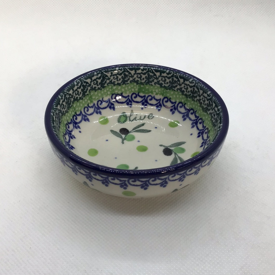 Olive Branch Tiny Round Bowl 3.5