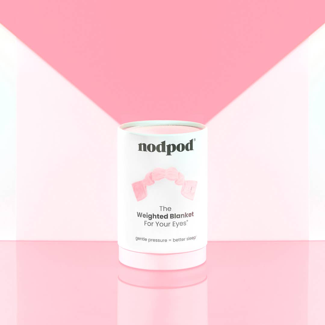 nodpod - Blush Weighted Sleep Mask - Eye Mask