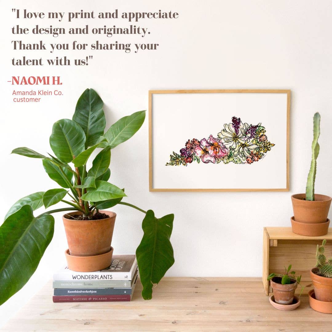Amanda Klein Co. - Kentucky Wall Art Print