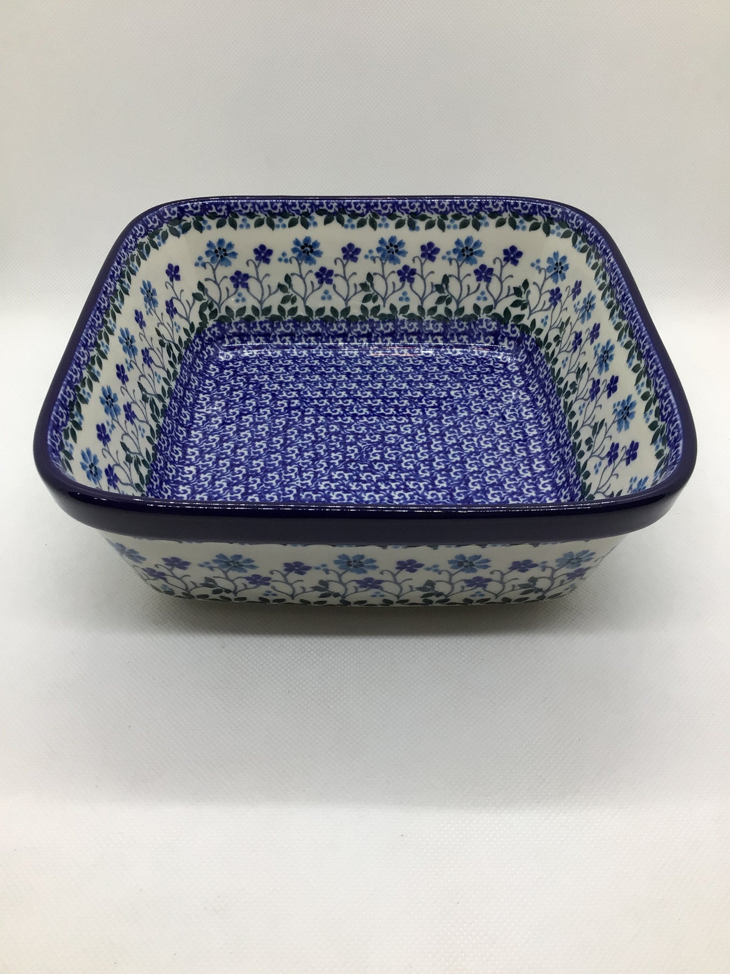 Georgia Blue Square Baker 8"