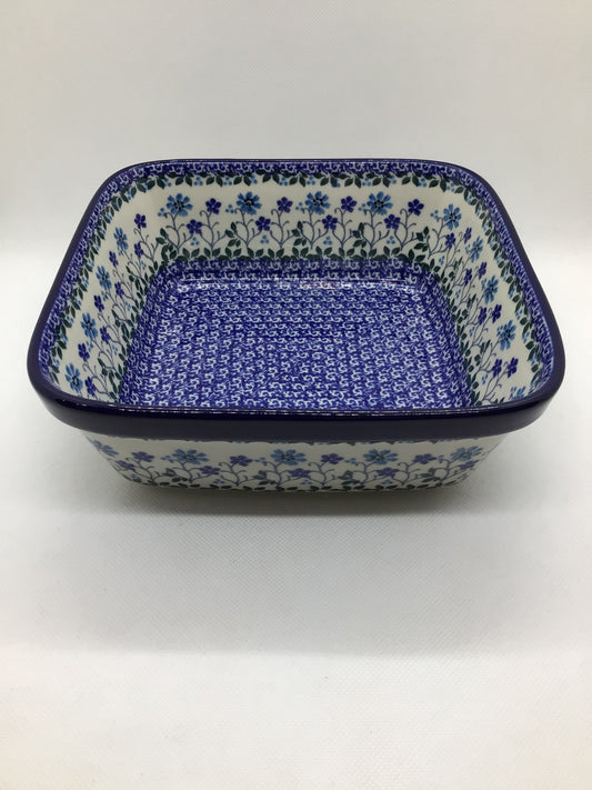 Georgia Blue Square Baker 8"
