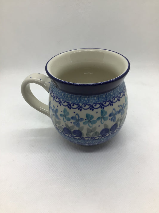 Blue Orchids Bubble Mug 16 oz.