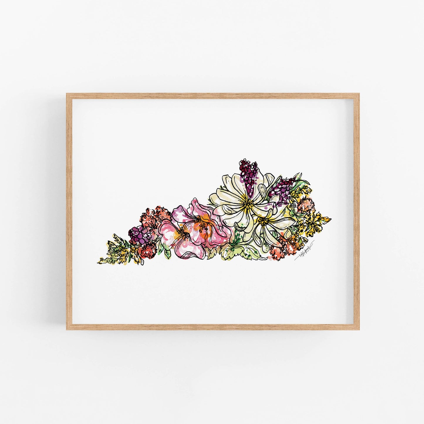 Amanda Klein Co. - Kentucky Wall Art Print