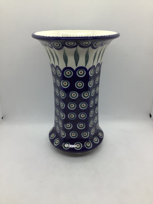 Traditional Peacock Vase 9.5"