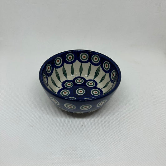 Traditional Peacock Ice Cream Bowl 4.5'