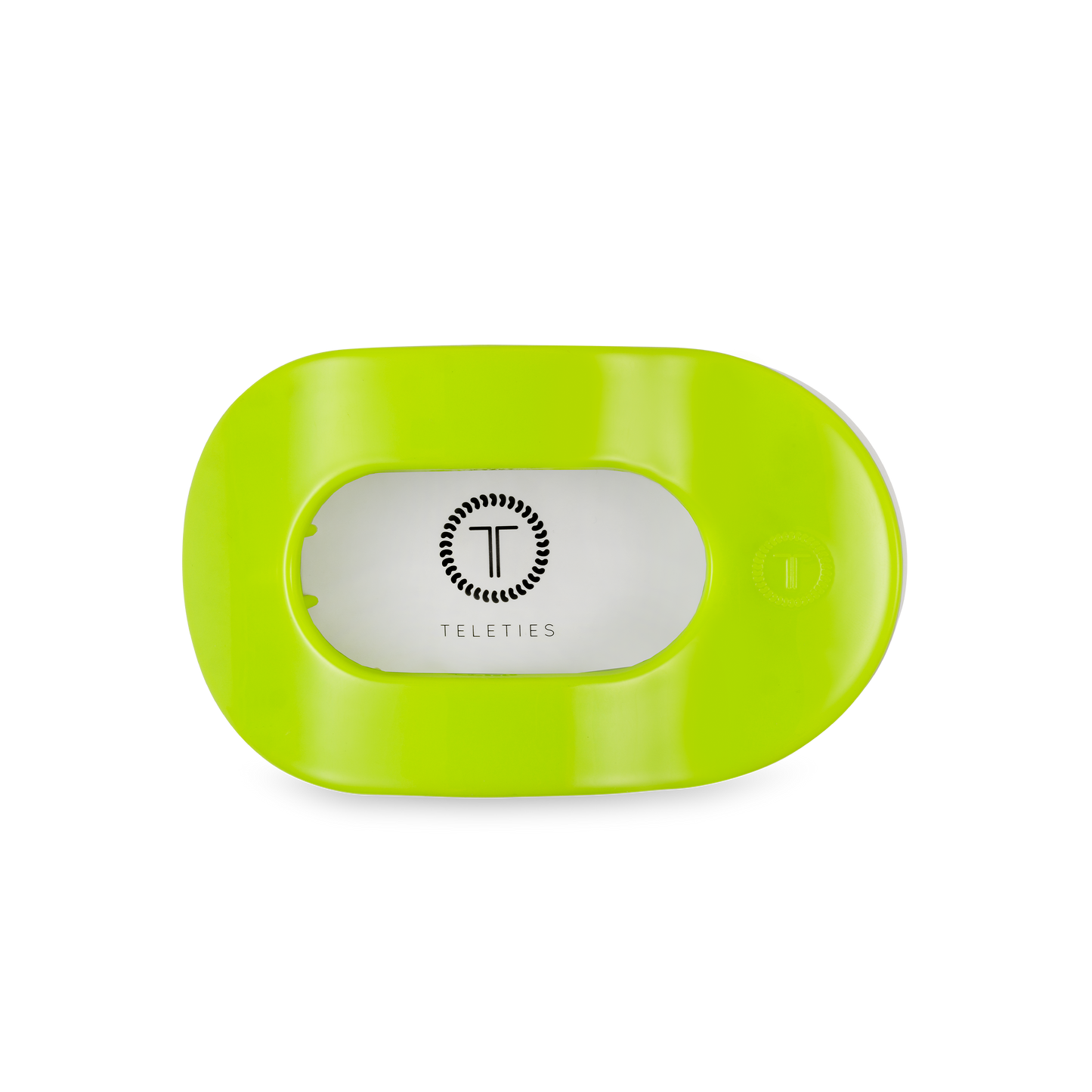 TELETIES - Flat Round Hair Clip | Medium | Summer Brights
