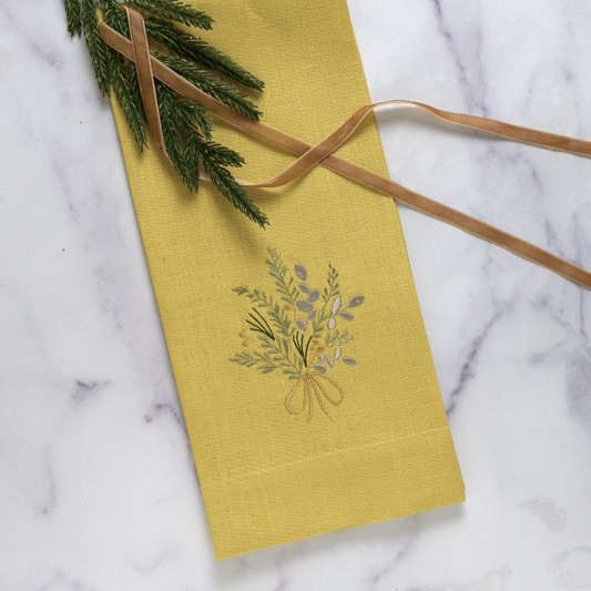 Arte Italica & Crown Linen Designs - Farmers Market Bouquet Towel - New