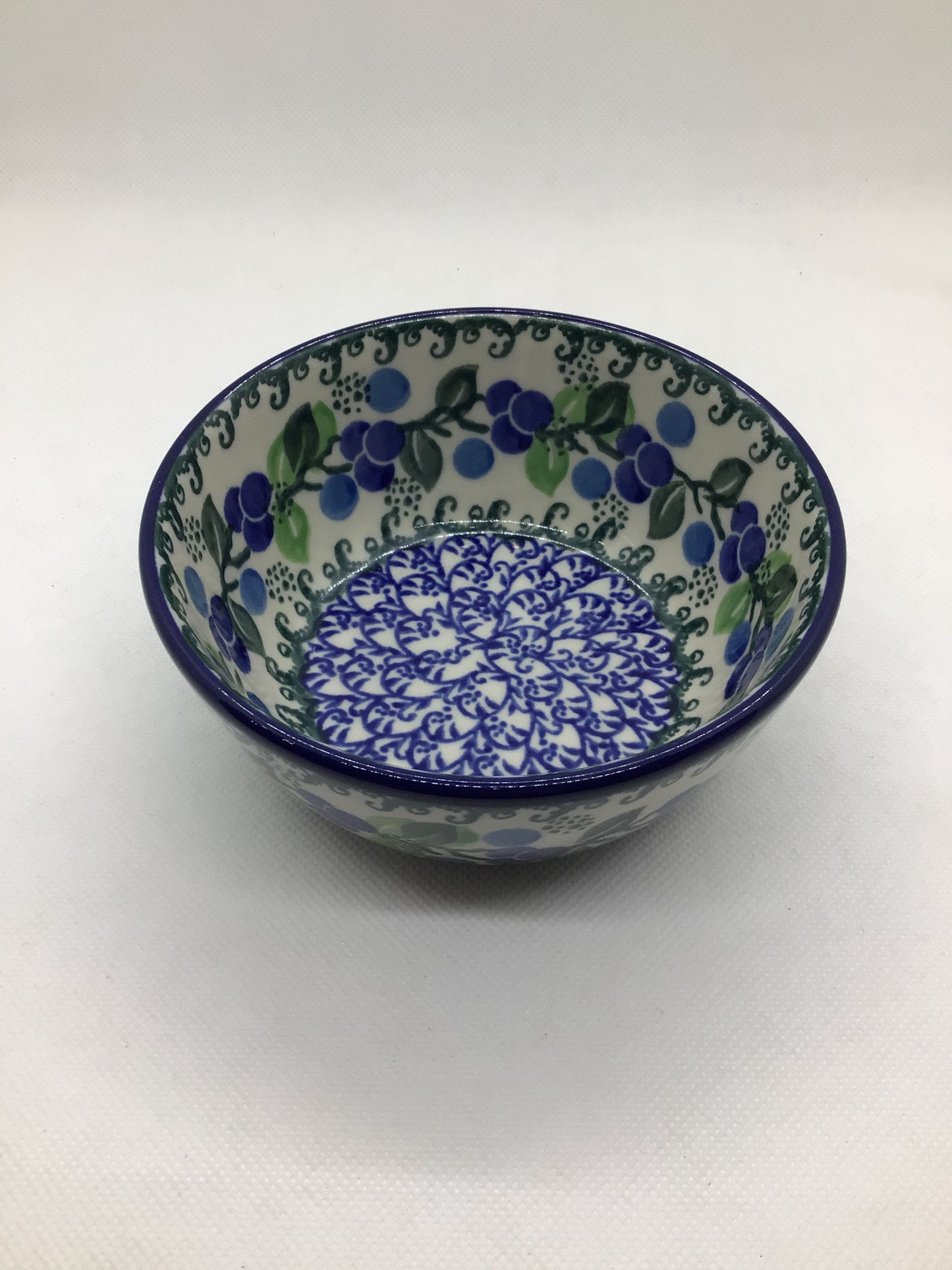 Blue Berries Ice Cream Bowl 4.5'