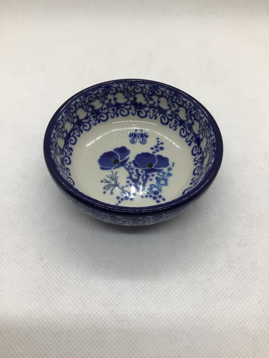 Evening Poppy Tiny Round Bowl 3.5"
